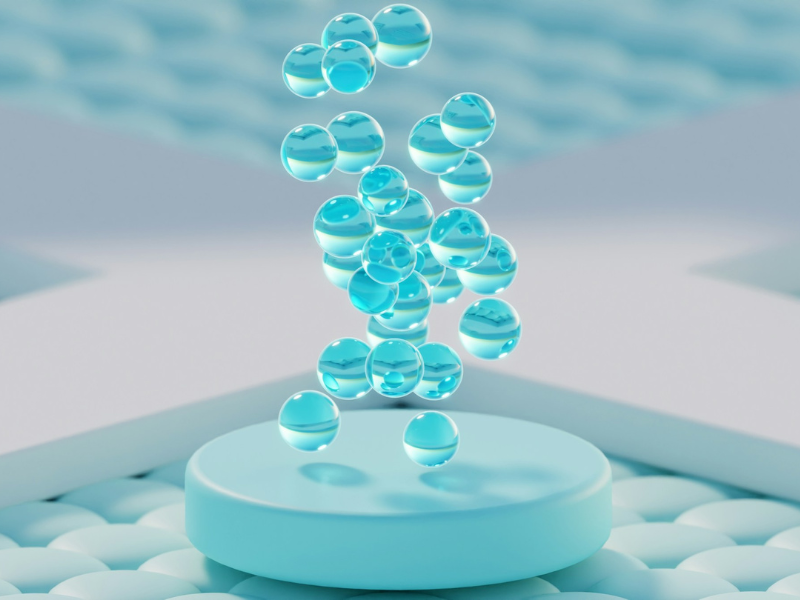 Water Age | Water Molecules floating above the surface