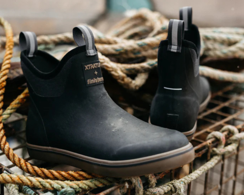 Finisterre and XTRATUF coastal boots designed for durability and performance in marine environments