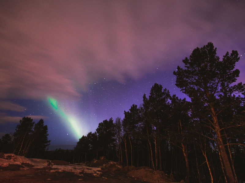 As the Northern Lights illuminate the sky, nearby water landscapes become part of the growing appeal of sustainable night time tourism.